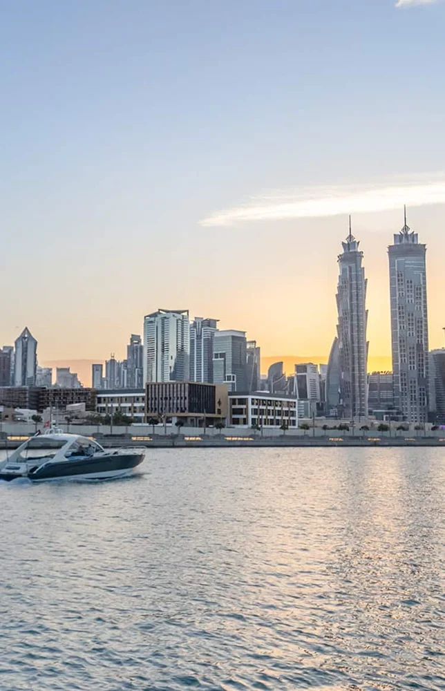 Dubai waterfront skyline